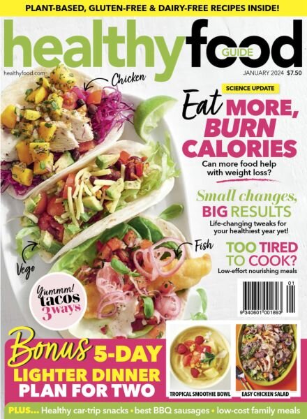 Australian Healthy Food Guide – January 2024 Cover