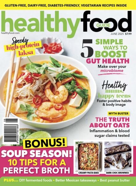 Australian Healthy Food Guide – June 2025 Cover
