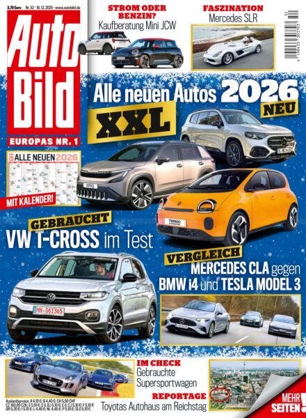 Auto Bild Germany – 18 Dezember 2025 Cover