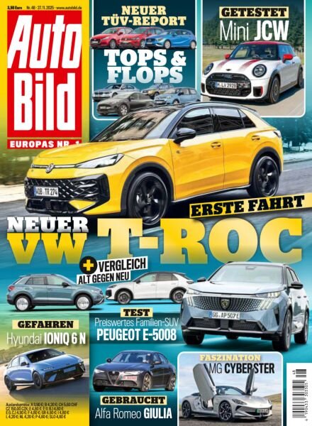 Auto Bild Germany – 27 November 2025 Cover