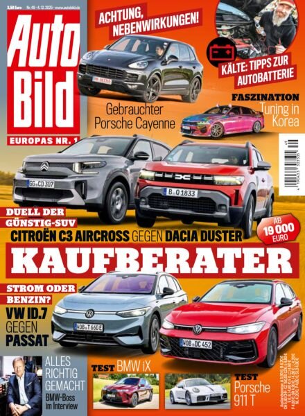 Auto Bild Germany – 4 Dezember 2025 Cover