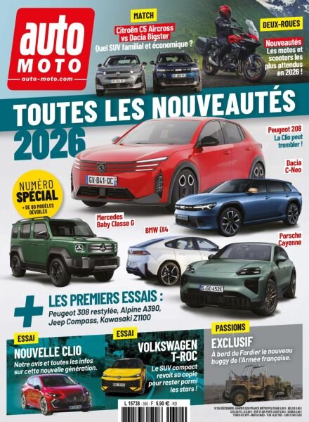 Auto Moto France – Decembre 2025 – Janvier 2026 Cover