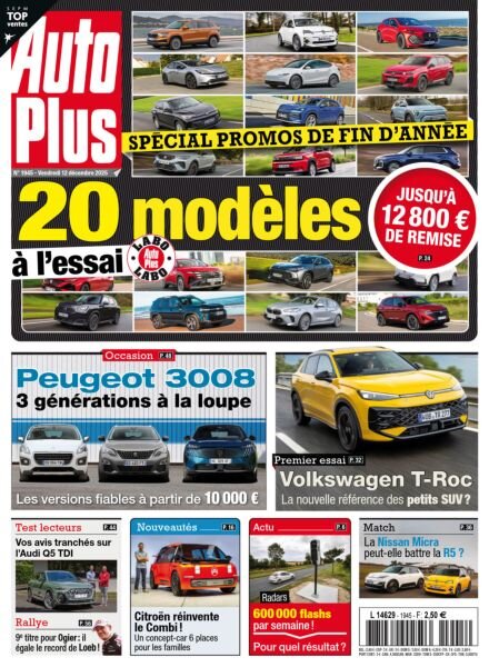Auto Plus France – 12 Decembre 2025 Cover