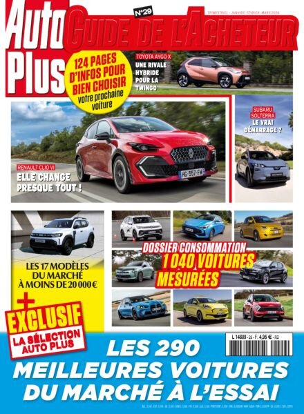 Auto Plus Guide de l’Acheteur – Janvier-Fevrier-Mars 2026 Cover