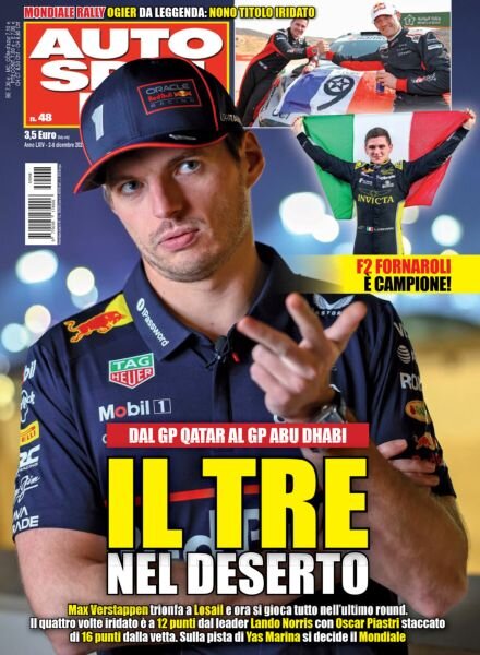 Auto Sprint – 2 Dicembre 2025 Cover