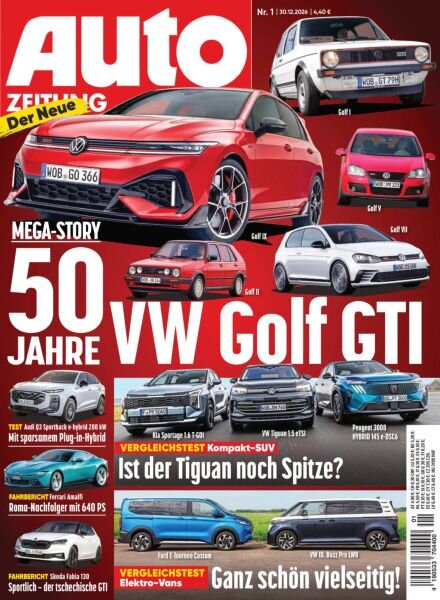 Auto Zeitung – 22 Dezember 2025 Cover