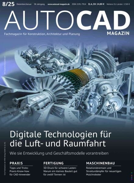 Autocad Magazin – Dezember 2025-Januar 2026 Cover