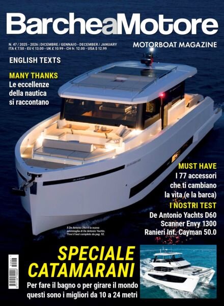 Barche a Motore – Dicembre 2025 – Gennaio 2026 Cover