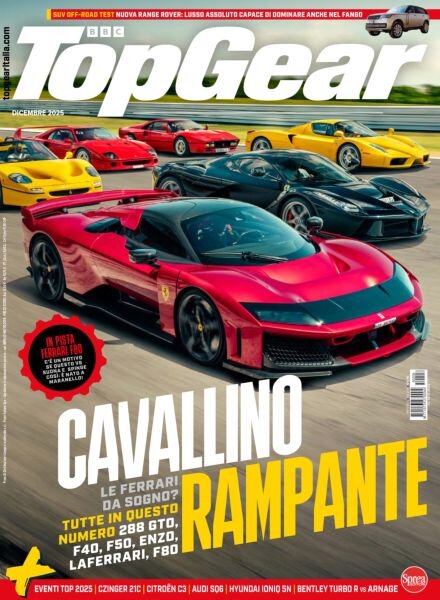 BBC Top Gear Italia – Dicembre 2025 Cover