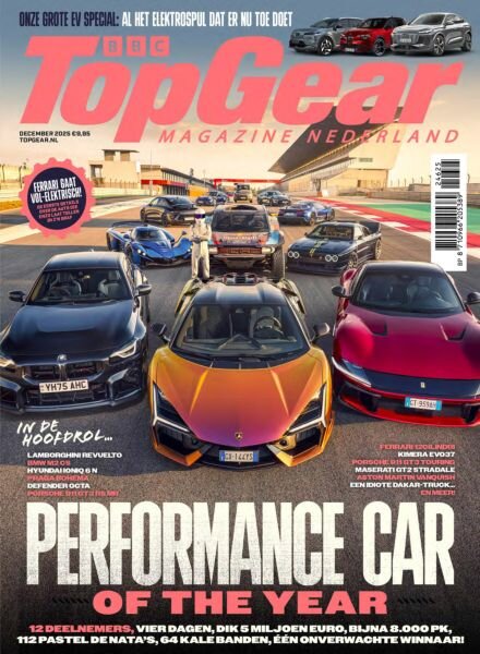 BBC Top Gear Netherlands – December 2025 Cover