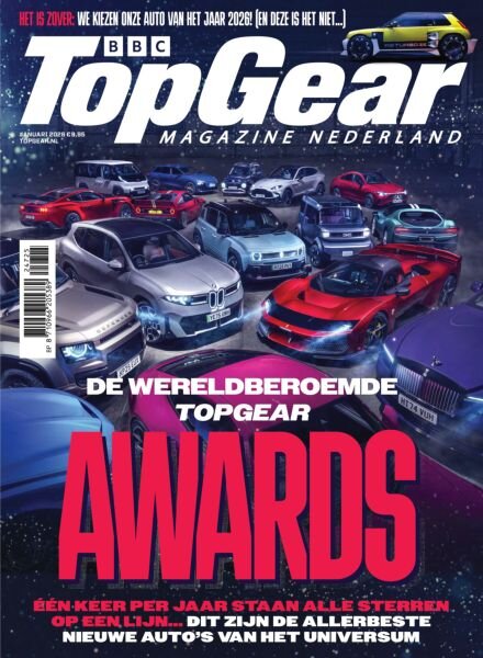 BBC Top Gear Netherlands – Januari 2026 Cover