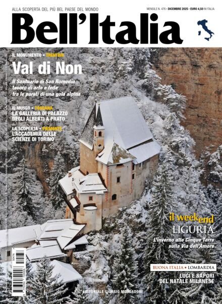 Bell’Italia – Dicembre 2025 Cover