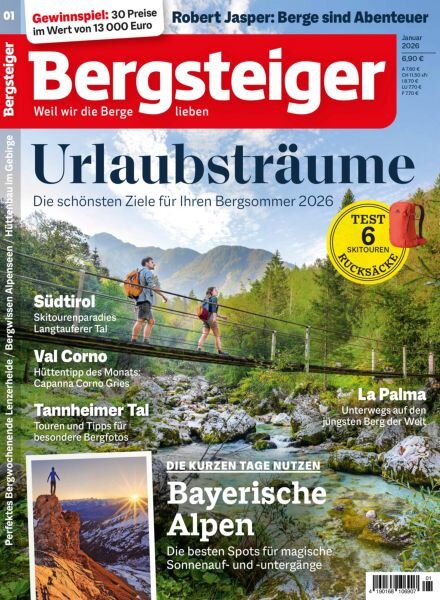 Bergsteiger – Januar 2026 Cover