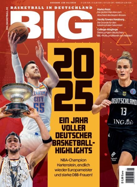 BIG Basketball in Germany – Januar 2026 Cover