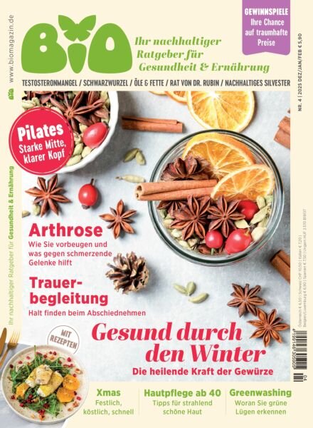 BIO Naturlich Gesund Leben – Dezember 2025 – Januar 2026 Cover