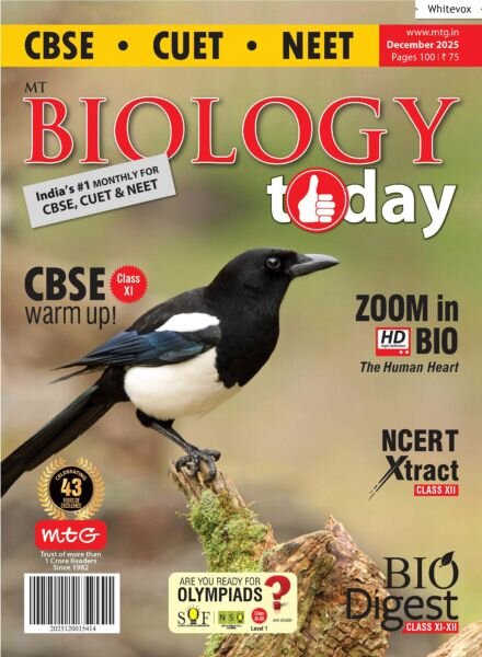 Biology Today – December 2025 Cover