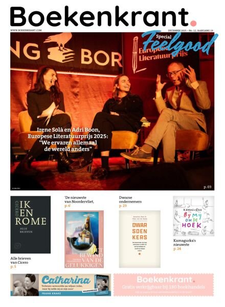 Boekenkrant – December 2025 Cover