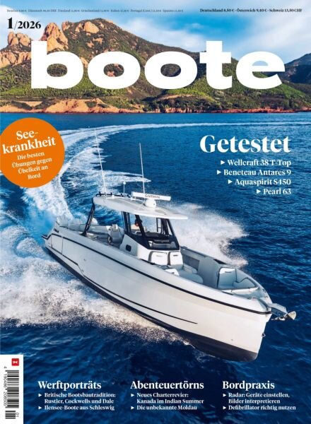Boote – Januar 2026 Cover