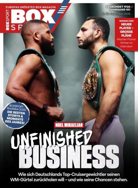 BoxSport – Dezember 2025 Cover