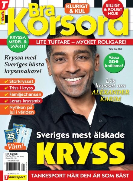 Bra Korsord – December 2025 Cover