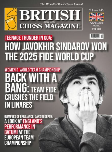 British Chess Magazine – December 2025 Cover
