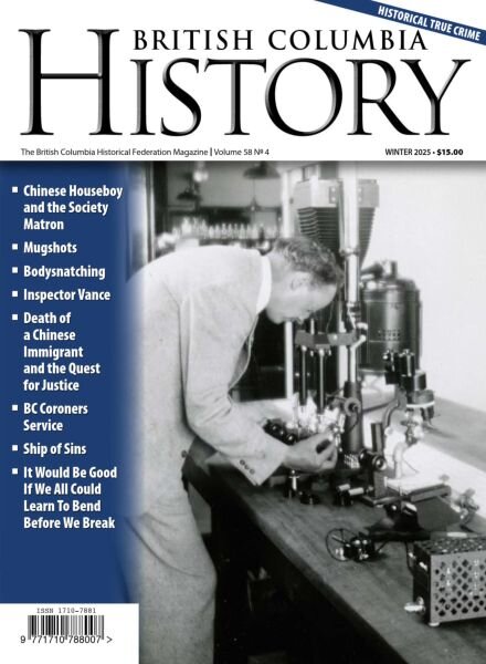 British Columbia History – Winter 2025-26 Cover