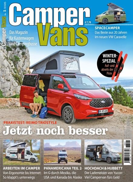 CamperVans – Dezember 2025 Cover
