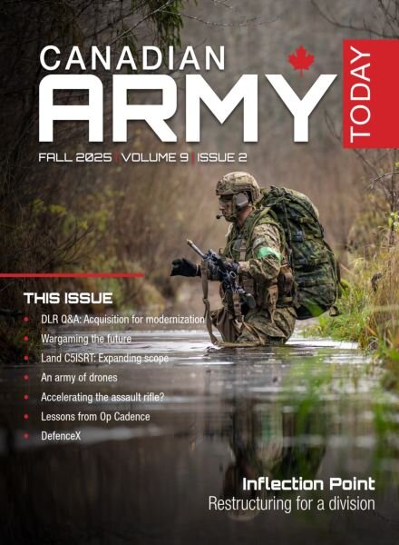 Canadian Army Today – Fall 2025 Cover