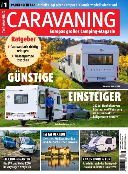 Caravaning – Januar 2026 Cover