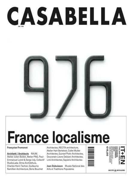 Casabella – Dicembre 2025 Cover