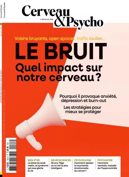 Cerveau & Psycho – Janvier 2026 Cover