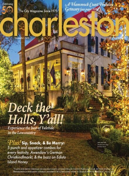 Charleston Magazine – December 2025 Cover