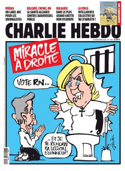 Charlie Hebdo – 10 Decembre 2025 Cover