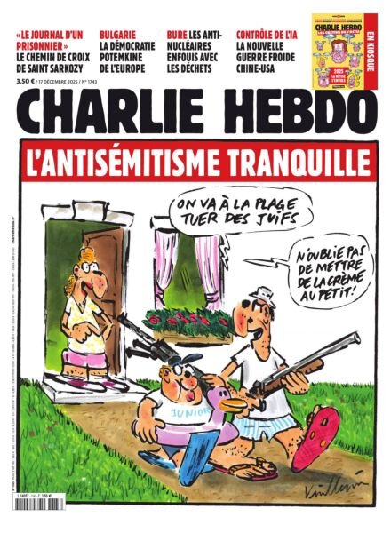 Charlie Hebdo – 17 Decembre 2025 Cover