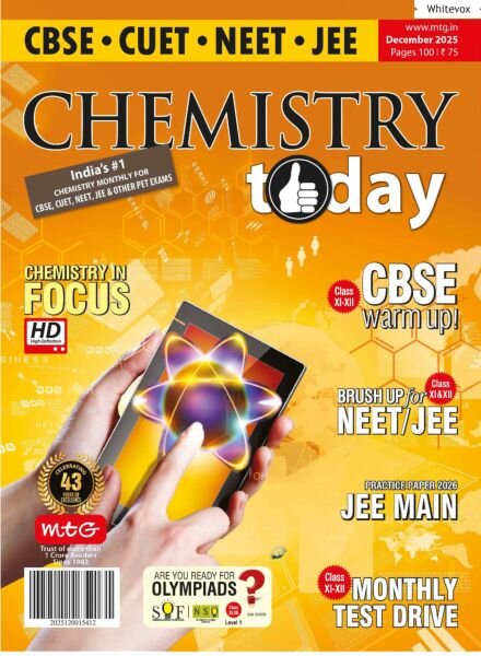Chemistry Today – December 2025 Cover