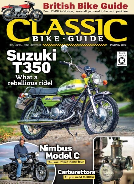 Classic Bike Guide – January 2026 Cover