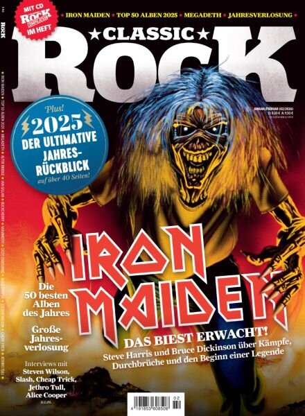 Classic Rock Germany – Januar-Februar 2026 Cover