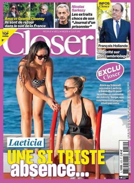 Closer France – 12 Decembre 2025 Cover