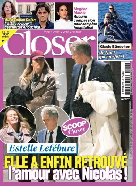 Closer France – 19 Decembre 2025 Cover