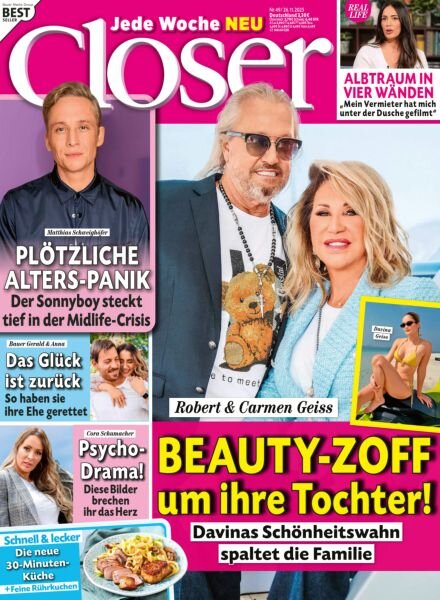 Closer Germany – 26 November 2025 Cover