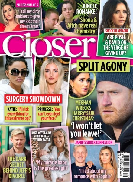 Closer UK – 12 December 2025 Cover