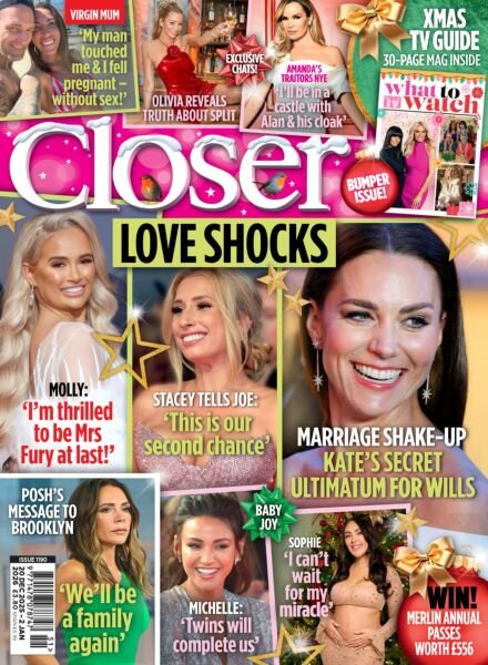 Closer UK – 20 December 2025 Cover