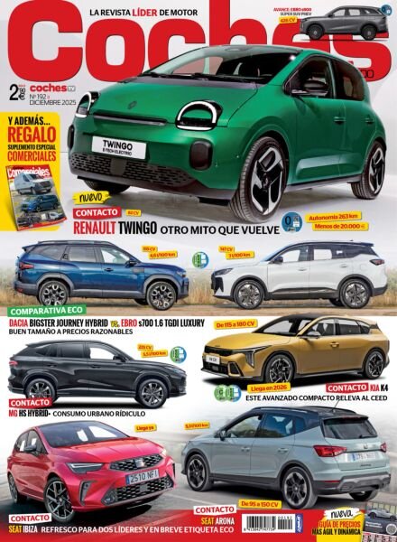 Coches 2000 – Diciembre 2025 Cover