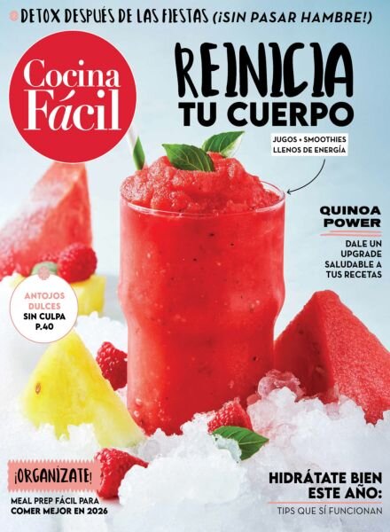 Cocina Facil Mexico – Enero 2026 Cover