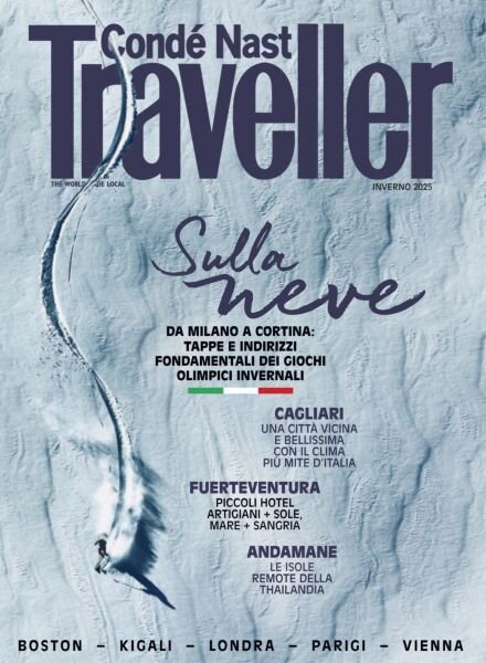 Conde Nast Traveller Italia – Inverno 2025 Cover