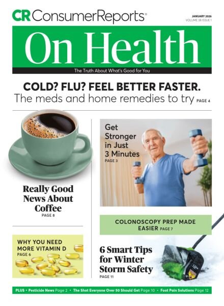 Consumer Reports on Health – January 2026 Cover