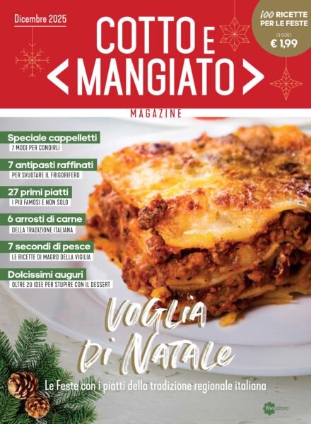 Cotto e Mangiato – Dicembre 2025 Cover