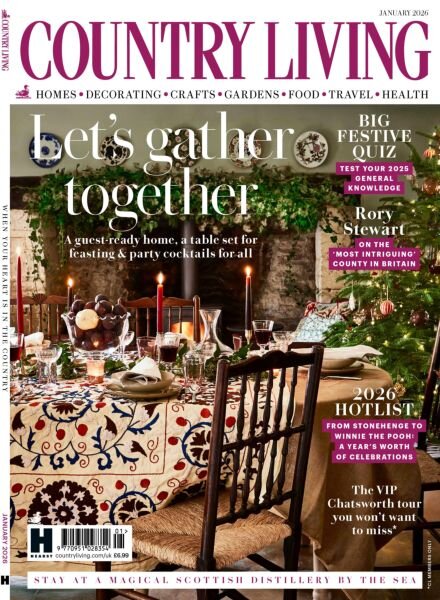 Country Living UK – January 2026 Cover