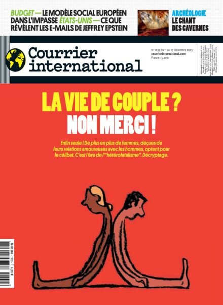 Courrier International – 11 Decembre 2025 Cover