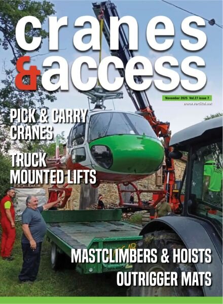 Cranes & Access Magazine – November 2025 Cover